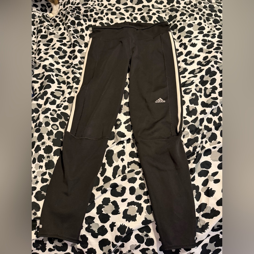 Adidas Black and White Leggings